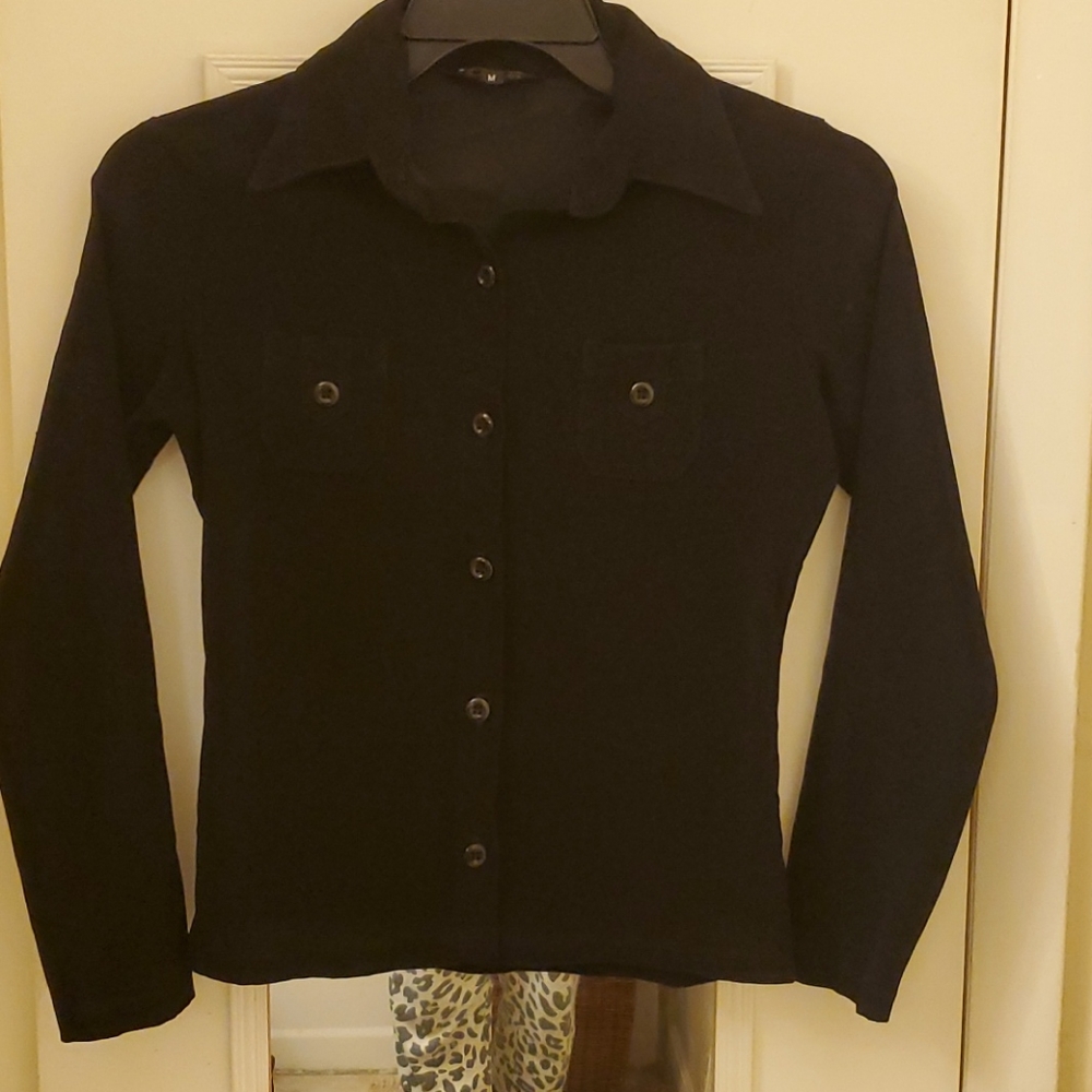 *3for$12* Dollhouse Suede Long Sleeve Button Down Top